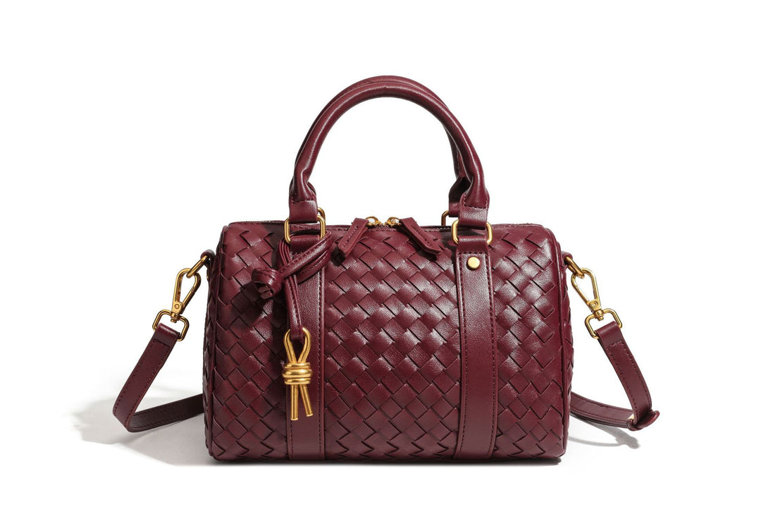 Gewebte Leder-Handtasche Karnz