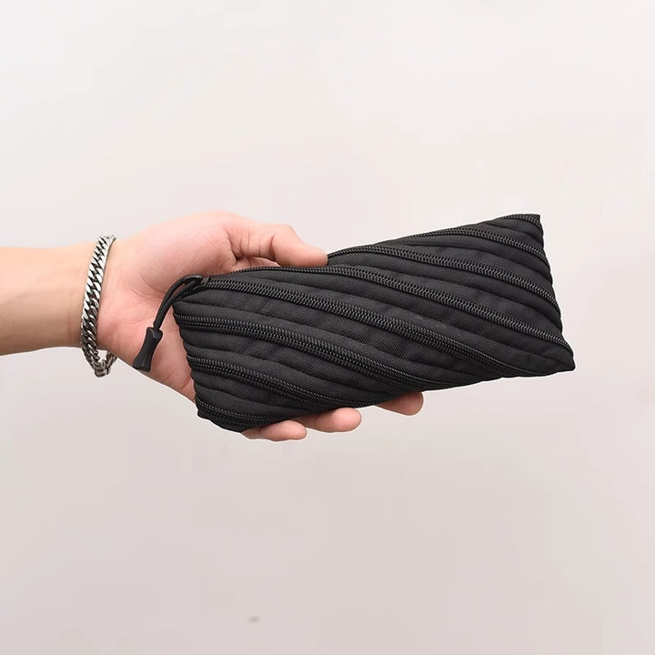 Stylische Canvas-Mäppchen mit Reißverschluss