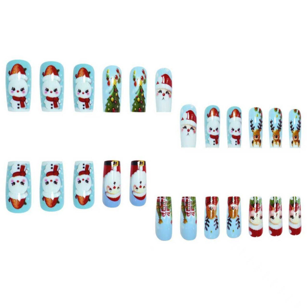 Festliches Feiertags-Charakter-Nagelkunstset Karnz