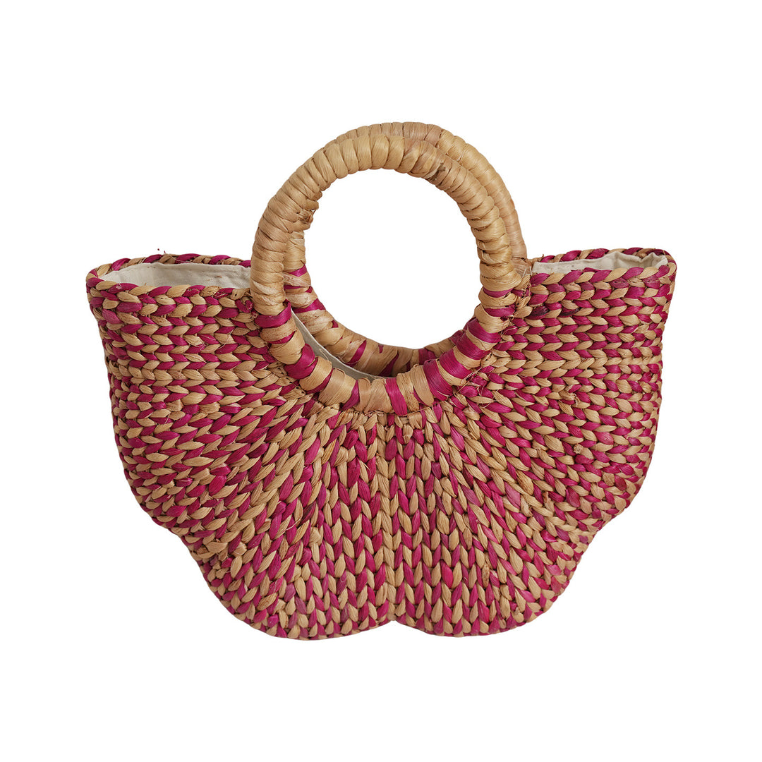 Handgefertigte Strandtasche aus geflochtenem Seegras Karnz