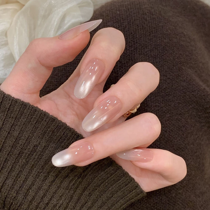 Glänzende Ombre Press-On Nägel Karnz 1787395358