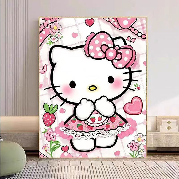 Niedliche Charakter-Illustration Kunstdruck Karnz