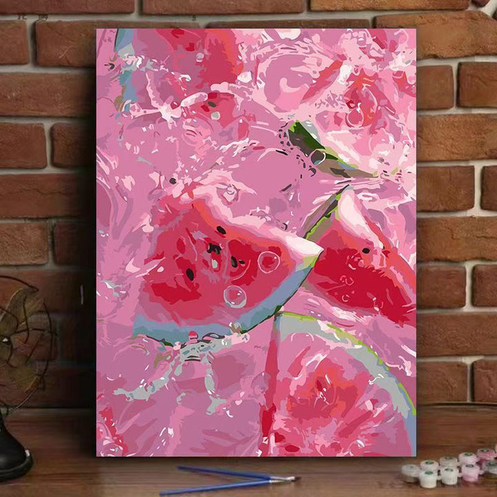 Vibrante Zitrus-inspirierte Wandkunst Karnz