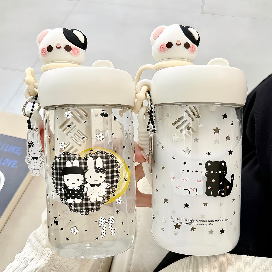 Damen Trinkflasche mit lustigem Design Karnz