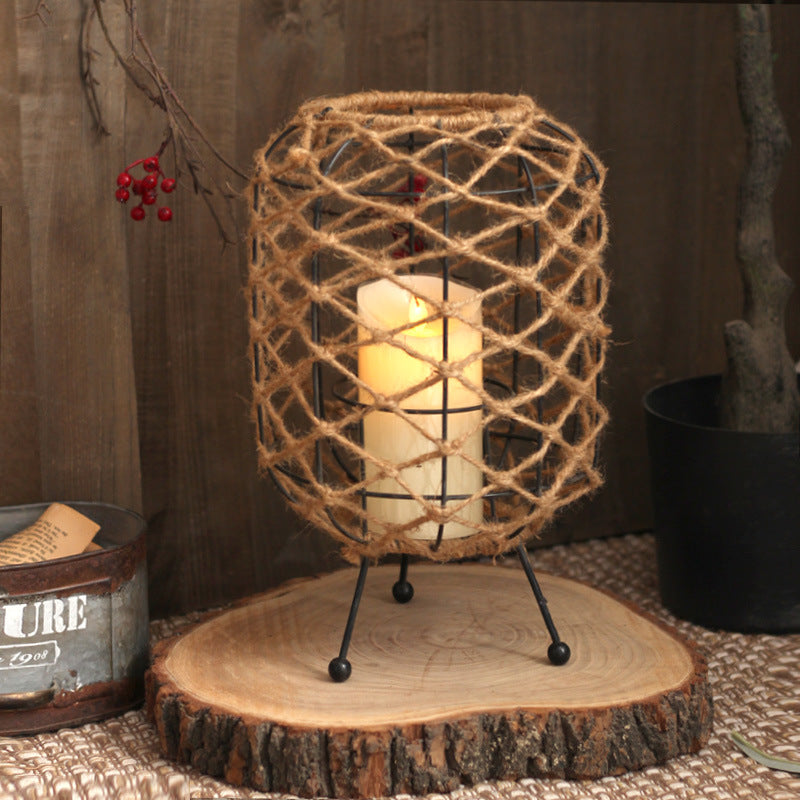 Dekorativer Korb mit Naturfaser-Design Karnz