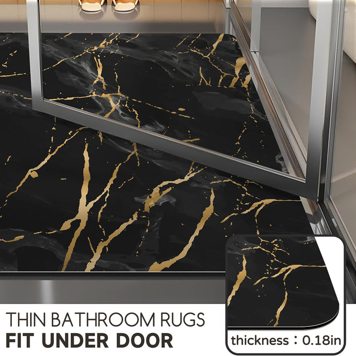 Elegante Marmor Design Badematte
