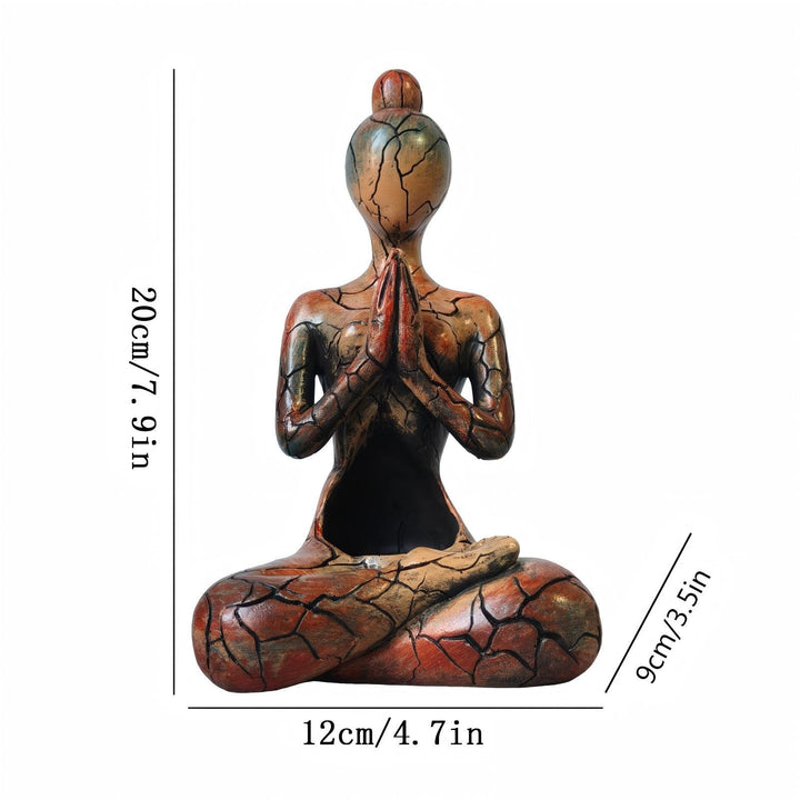 Dekorative Meditationsfigur Karnz