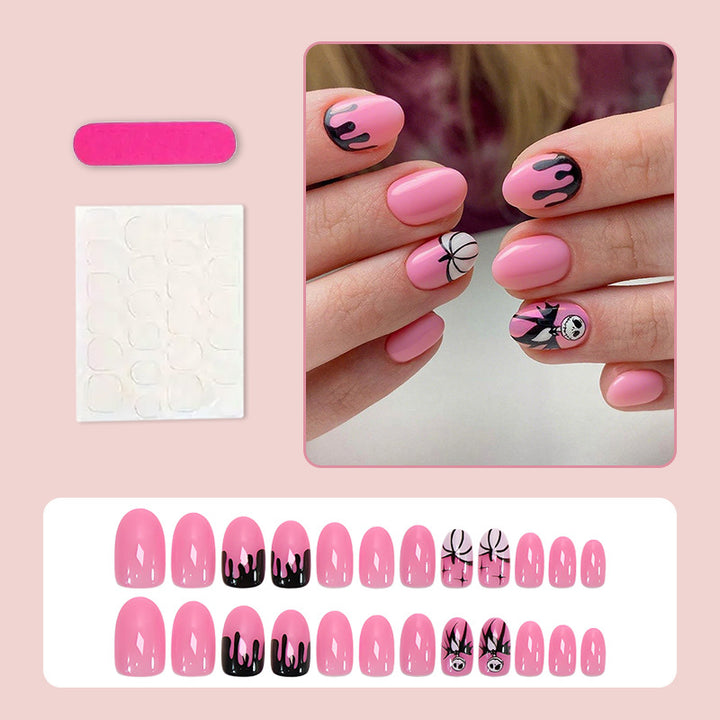 Kunstnagelset mit einzigartigen Halloween-Designs Karnz