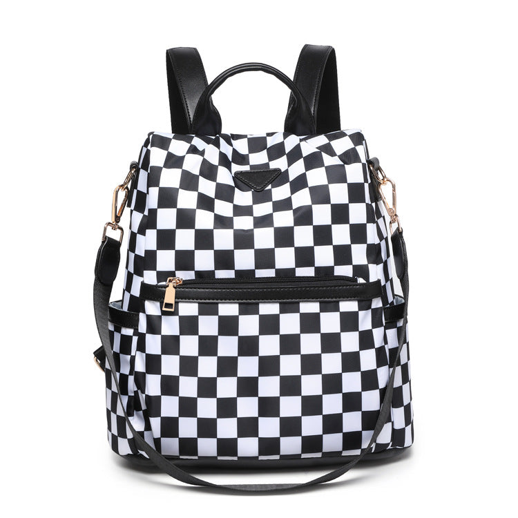 Stylische kariert Rucksack Karnz