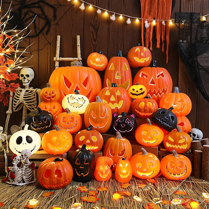 Lustige Halloween-Kürbis Dekoration Karnz