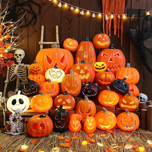 Lustige Halloween-Kürbis Dekoration Karnz