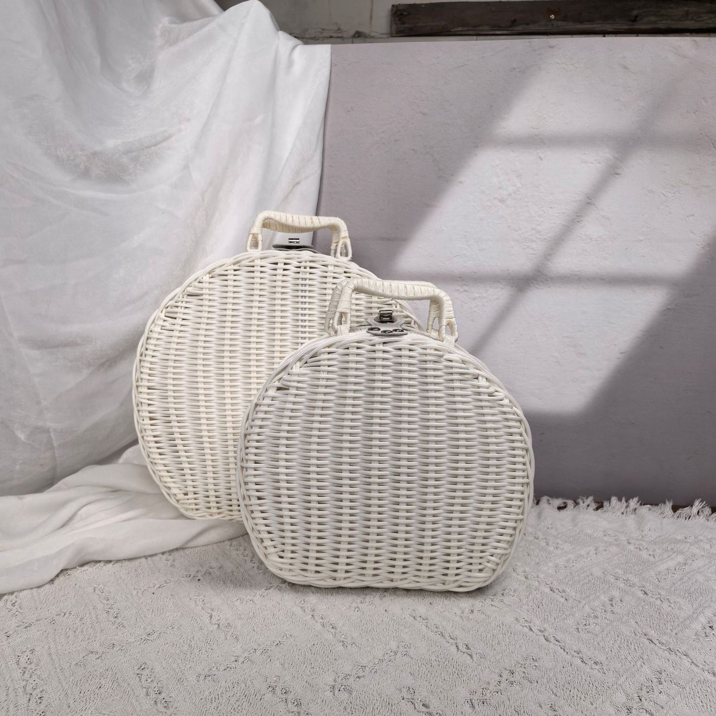 Damen stilvolle geflochtene Handtasche Karnz