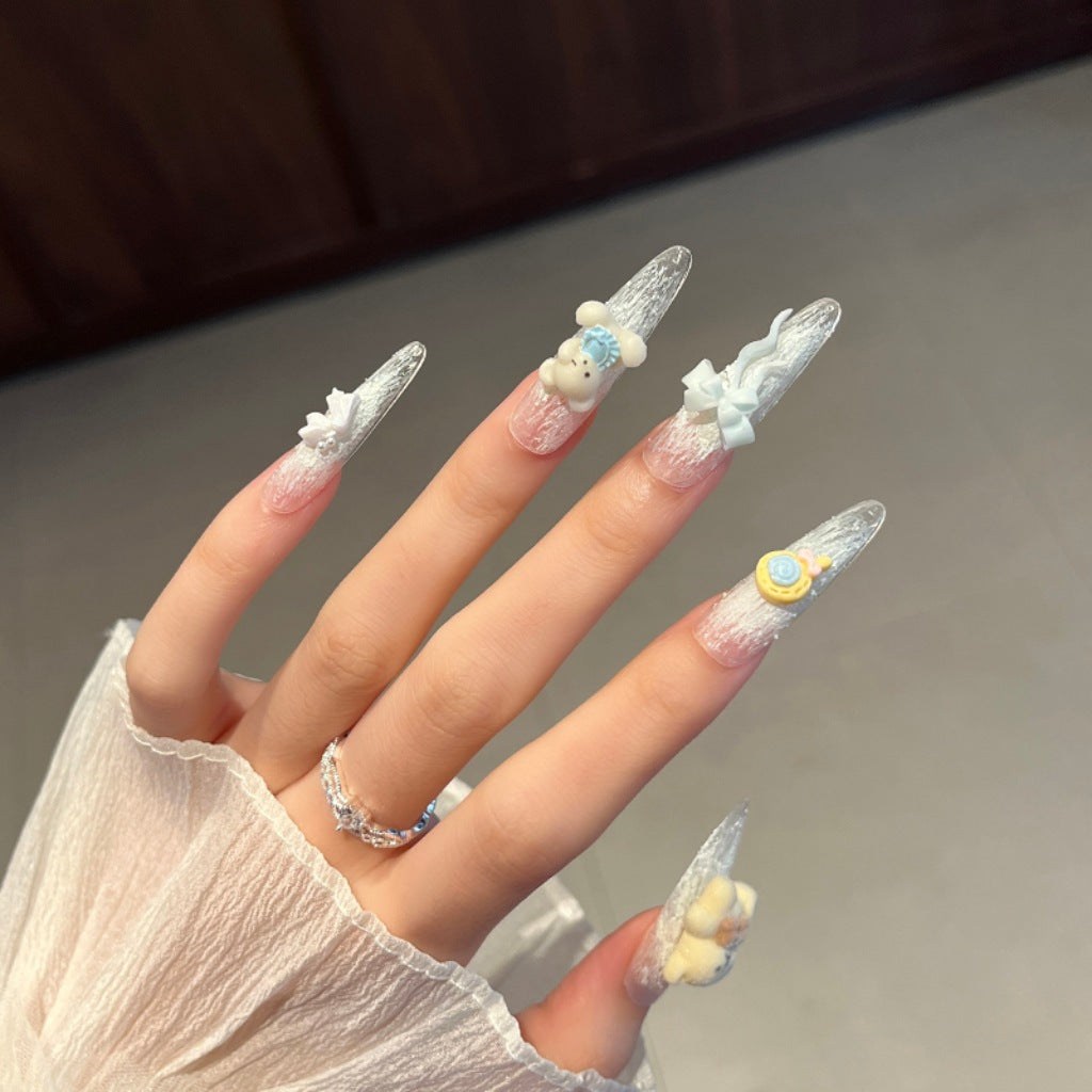 Kreative 3D Cartoon-Themen Druck-Nagelkunst Karnz