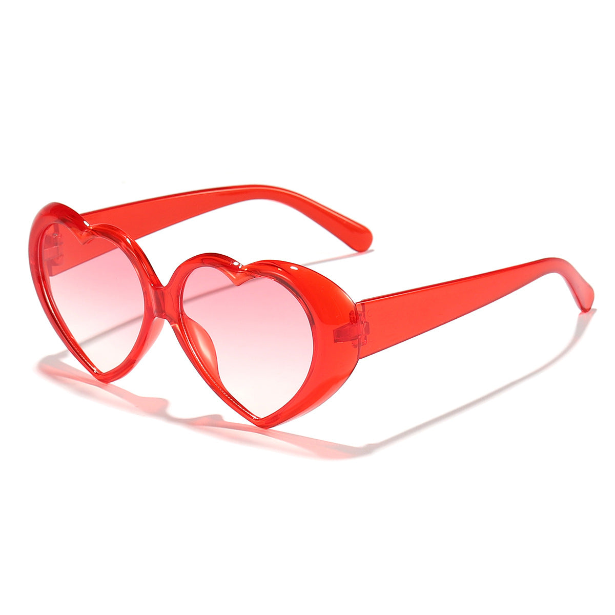 Damen Herzförmige Sonnenbrille mit UV-Schutz und stylischem Rahmen Karnz