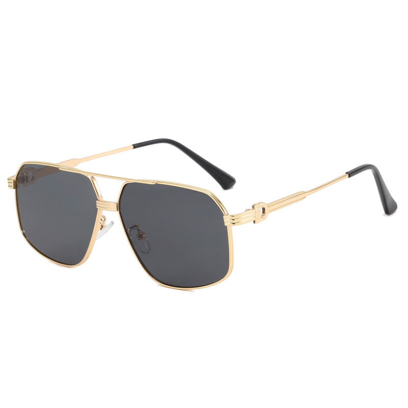 Damen stylische oversized Sonnenbrille mit diamantförmigem Rahmen Karnz