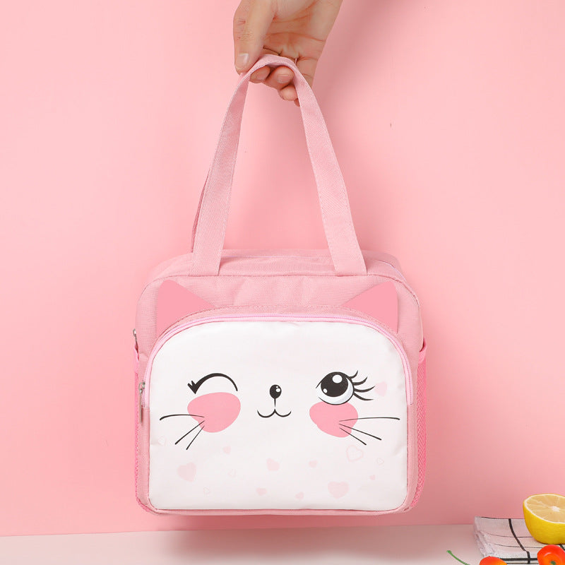 Isolierte süße Tierbrot Tasche