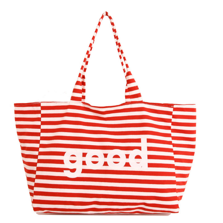 WoSpacious Canvas Strandtas Karnz