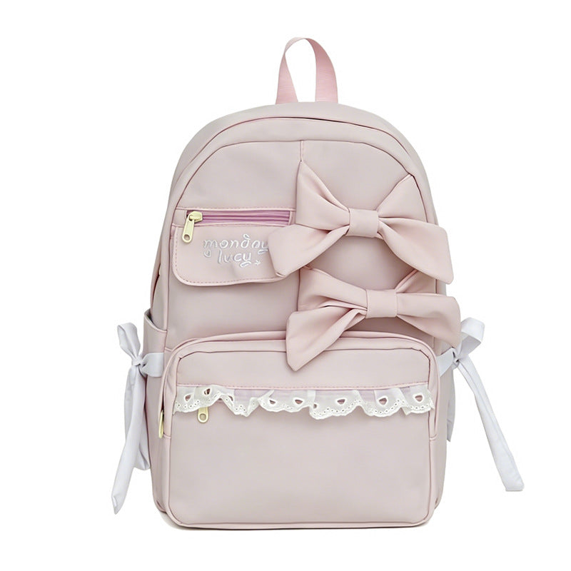 Süße Rucksack mit Schleifen-Detail Karnz