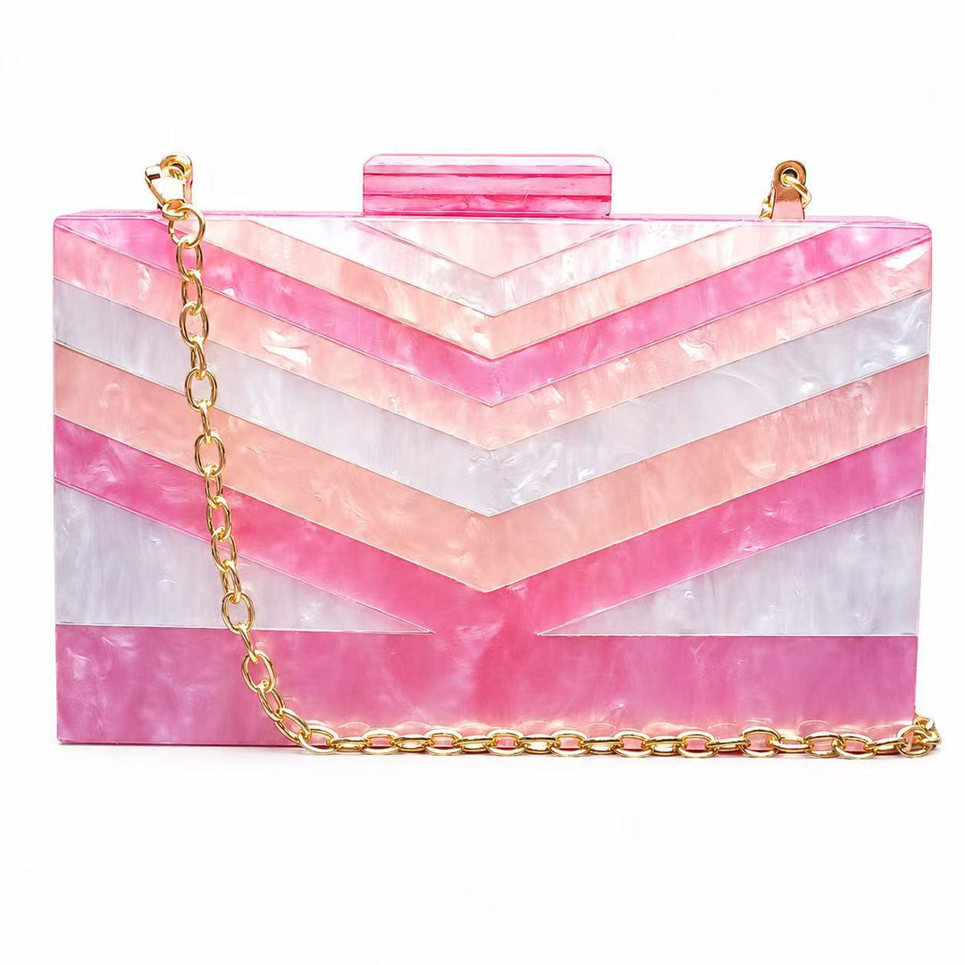 Stylische Acryl-Clutch