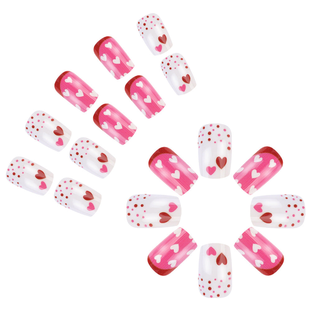 Herzmuster Press-On Nail Art Karnz