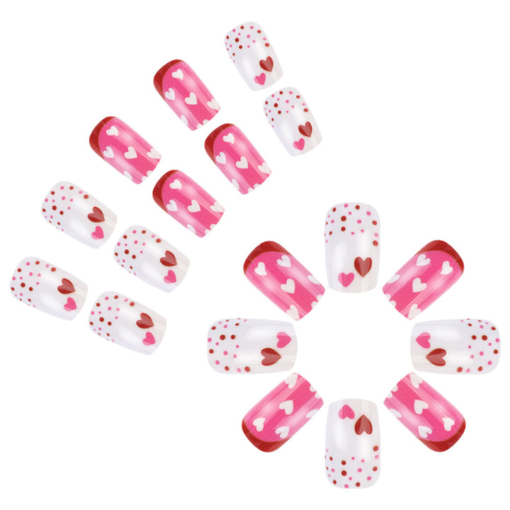 Herzmuster Press-On Nail Art Karnz