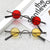 Damen modische runde Brille mit filigranem Metallrahmen Karnz