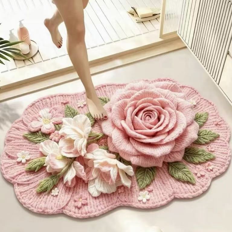 Blumengeschmückter Teppich