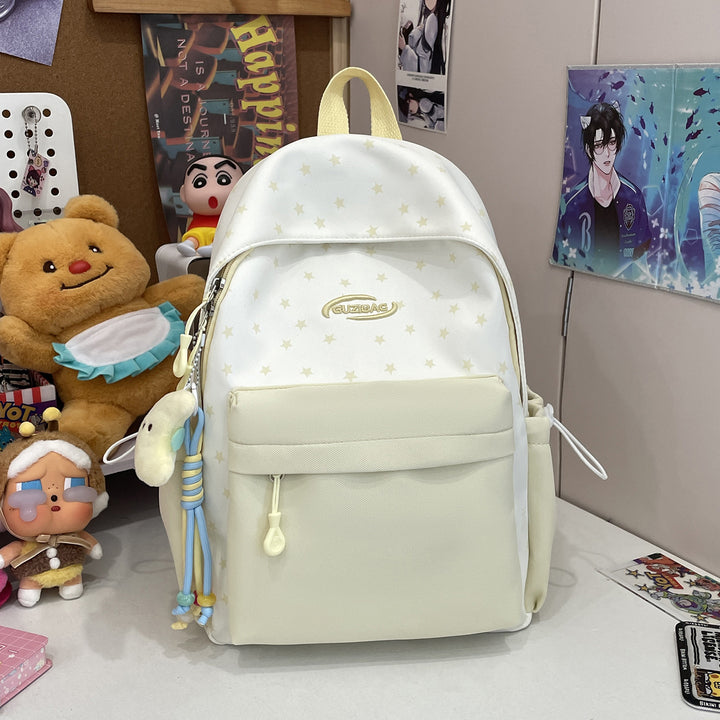 Stylische bedruckte Rucksack mit lustigen Charakterakzenten Karnz