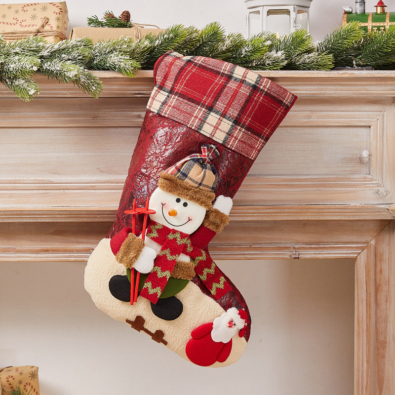 Festlicher Weihnachtsstrumpf Karnz