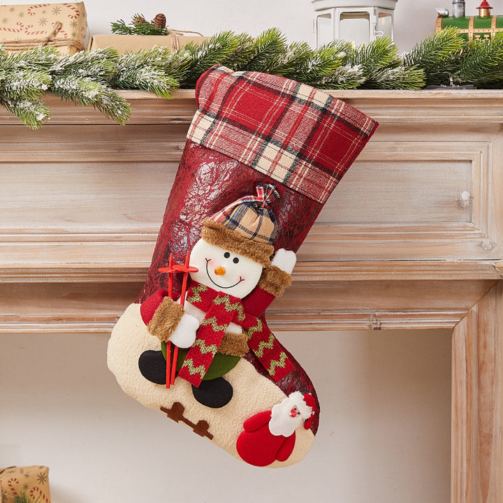 Festlicher Weihnachtsstrumpf Karnz