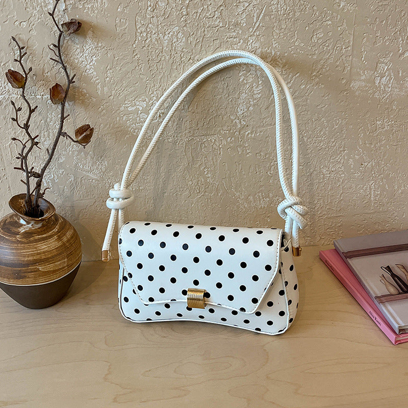 WoChic Polka Dot Schulter Handtasche Karnz