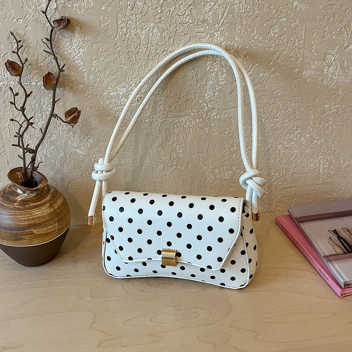 WoChic Polka Dot Schulter Handtasche Karnz