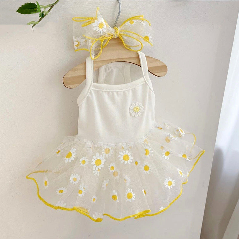 Erdbeer Tüll Tutu Kleid mit bestickter Beere und Organza