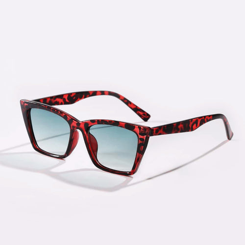 Damen Cat-Eye Sonnenbrille mit einzigartigem kantigem Rahmen Karnz