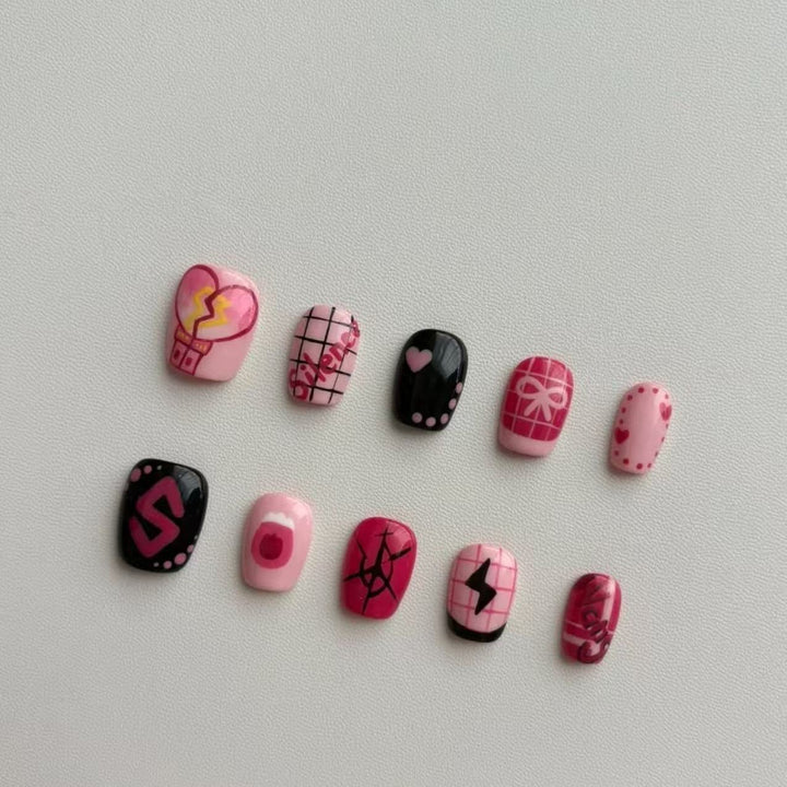 Kreatives Press-On Nagelset Karnz