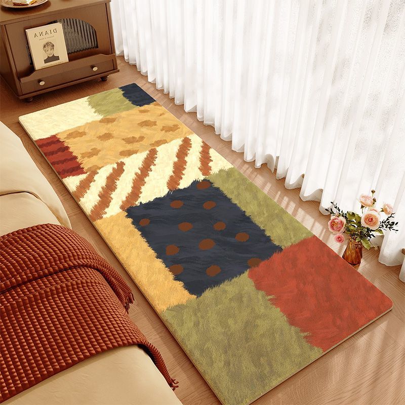 Farbige Patchwork-Teppich