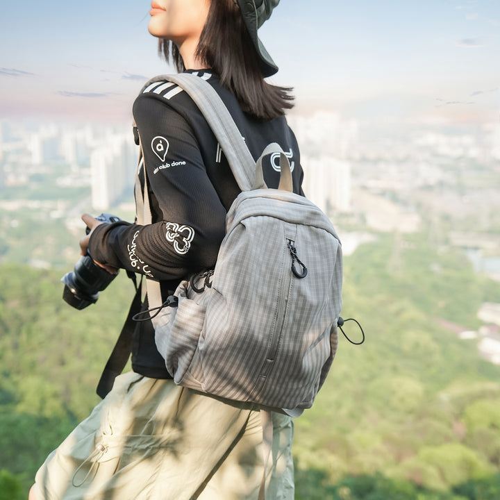Leichte Karierte Rucksack Karnz