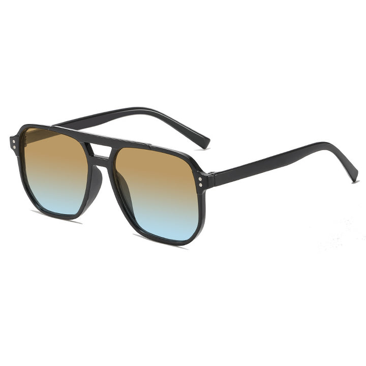 Stylische Breite-Rahmen-Sonnenbrille Karnz