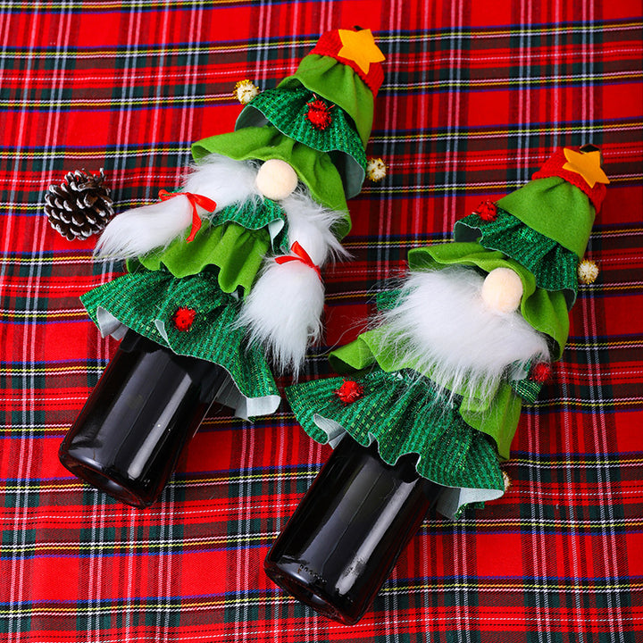 Kreative Flaschenwärmer im Weihnachtsbaum-Design Karnz
