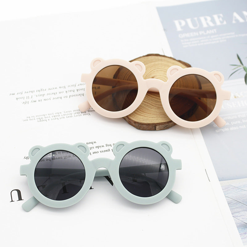 Damen verspielte Sonnenbrille im Bärendesign Karnz