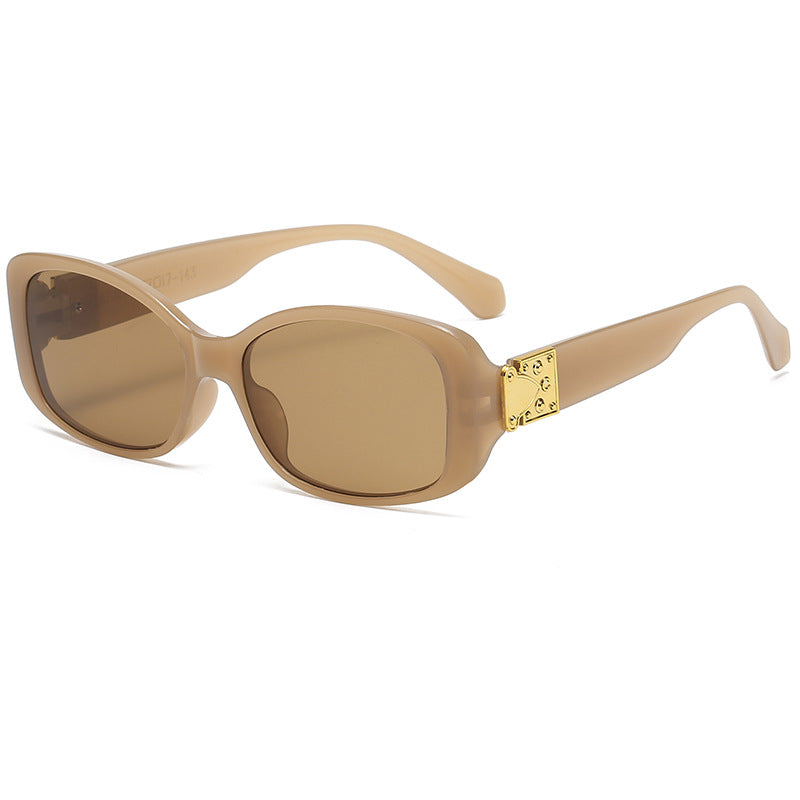 Damen Oversized-Sonnenbrille mit luxuriösem Rahmen und UV-Schutz Karnz
