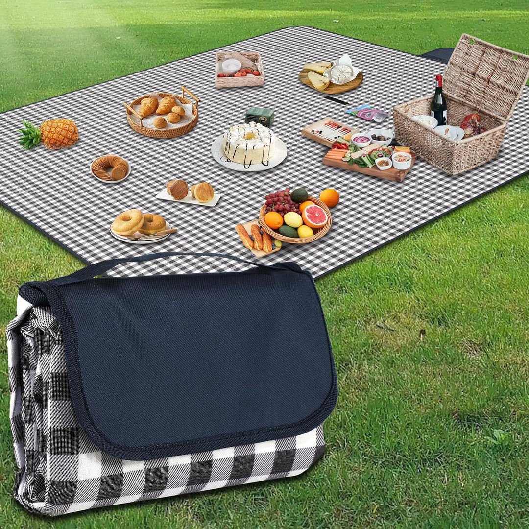 Damen Faltbare Picknickdecke mit Tragetasche Karnz