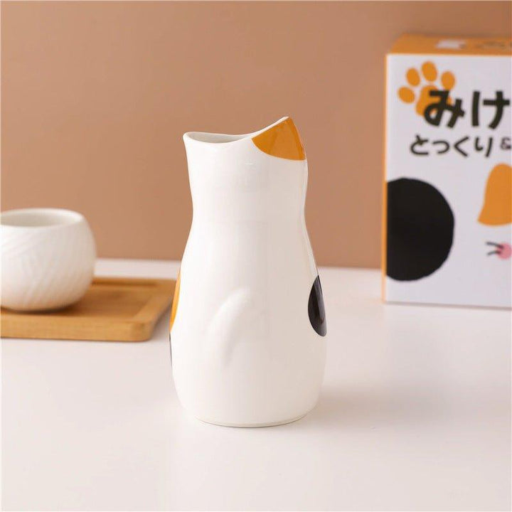 Japanisches Keramikkätzchen Sake Sets | Karnz
