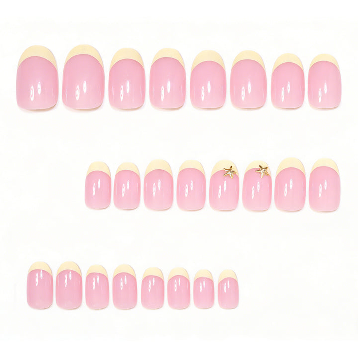Elegantes Seestern Akzent Nagelkunst Set Karnz