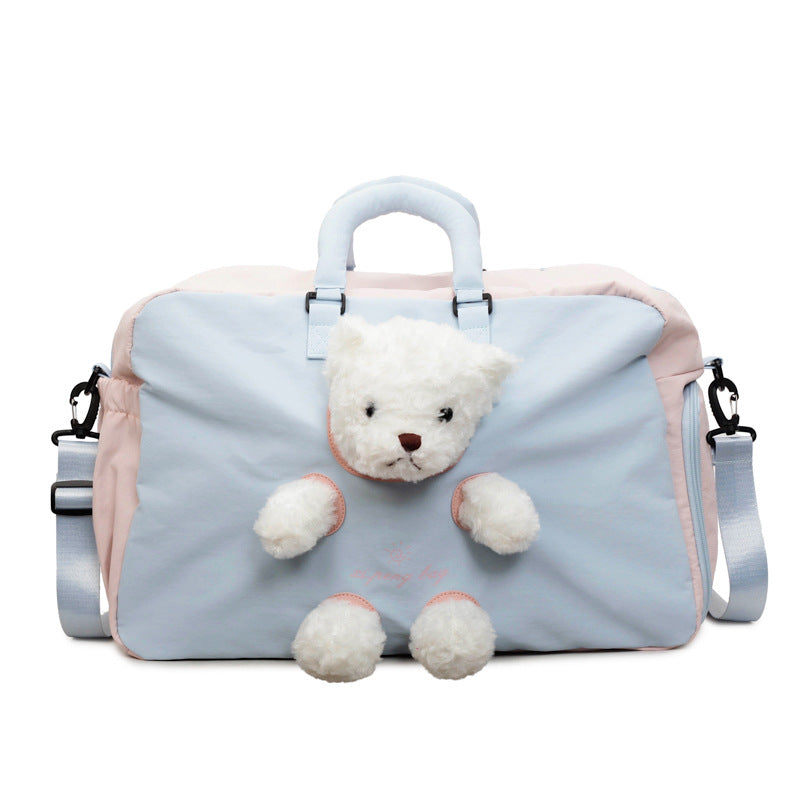 Weiches Plüsch-Spielzeug-Schultertasche