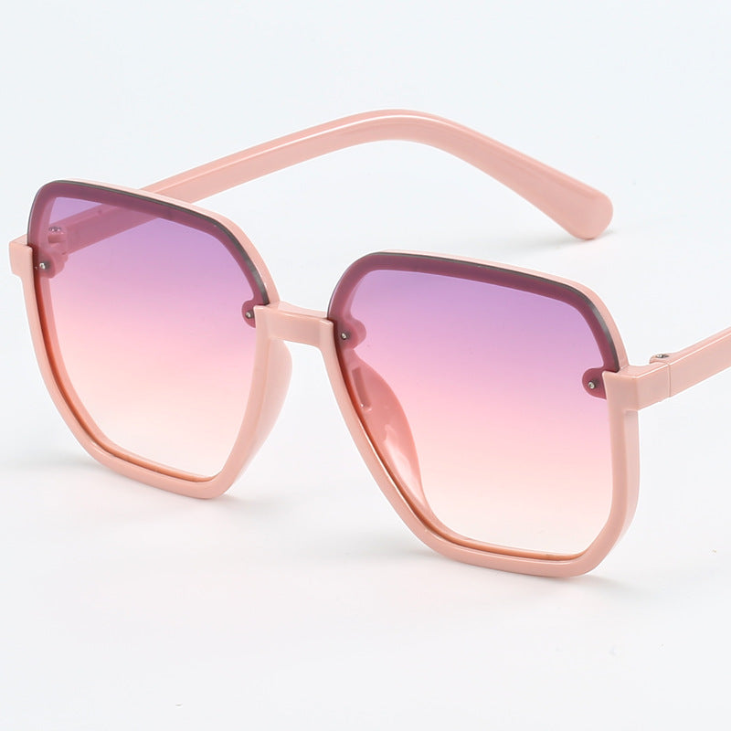 Damen geometrische Sonnenbrille im modernen Design Karnz