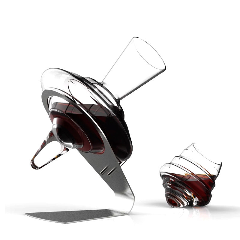 Einzigartiges Dekantier-Weinbelüfter-Set