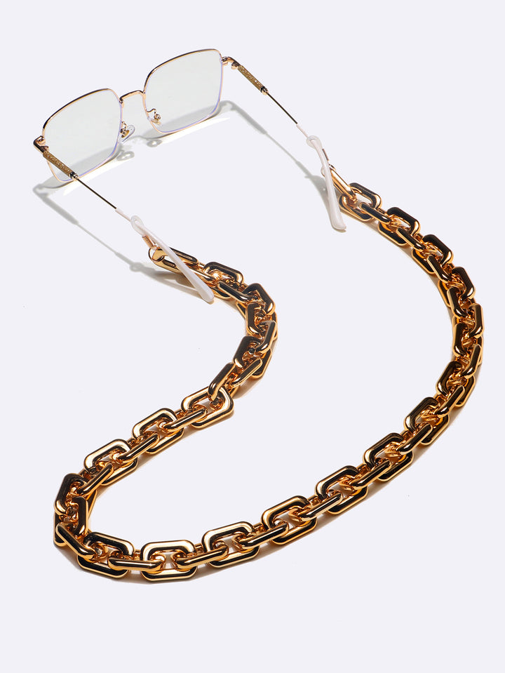 Premium Metallic Link Brillen Kette Karnz