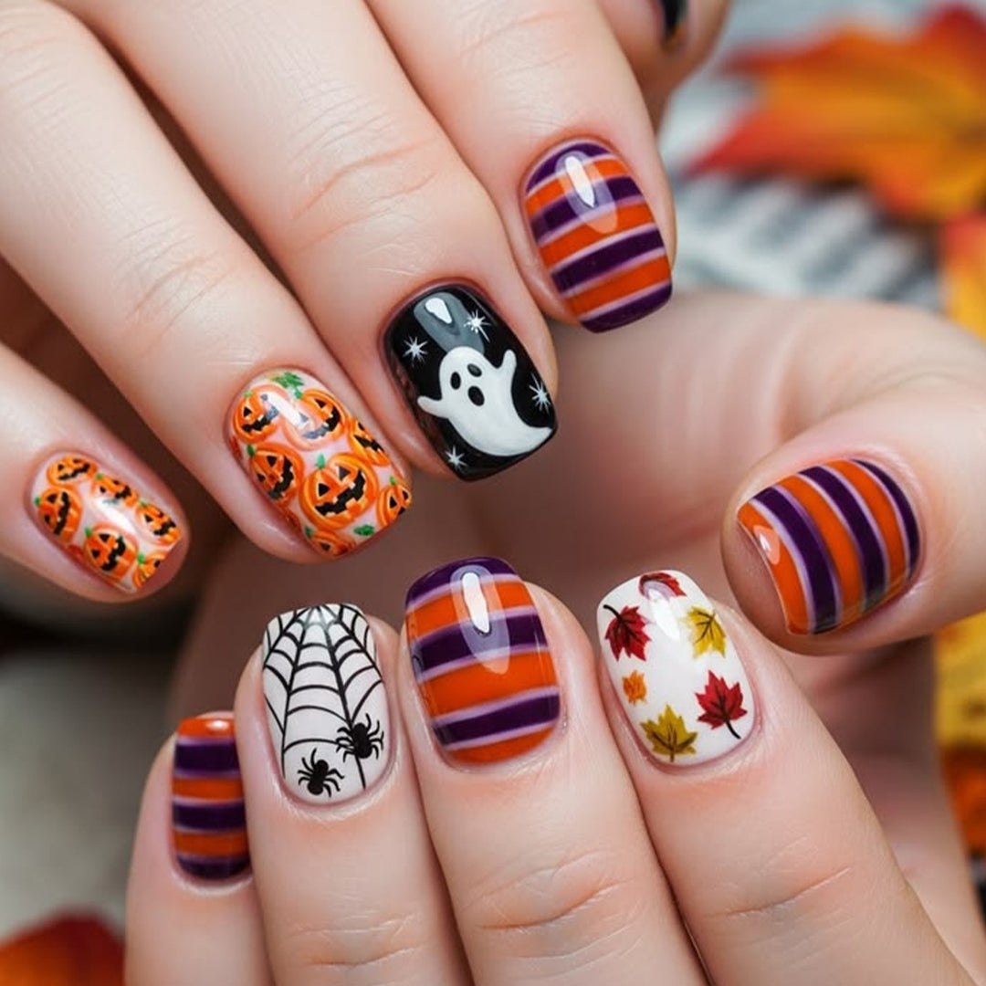 Halloween-Themen Nagelkunst Set Karnz 1789713211