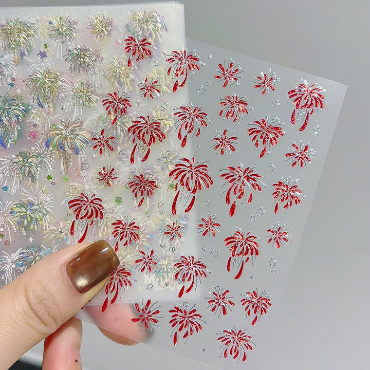 Hochwertige Nagelkunst Folienstickerblatt